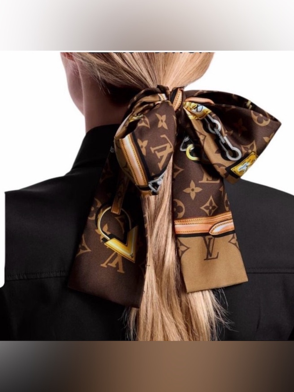 ❤️ Louis Vuitton Monogram Confidential Bandeau Silk Scarf